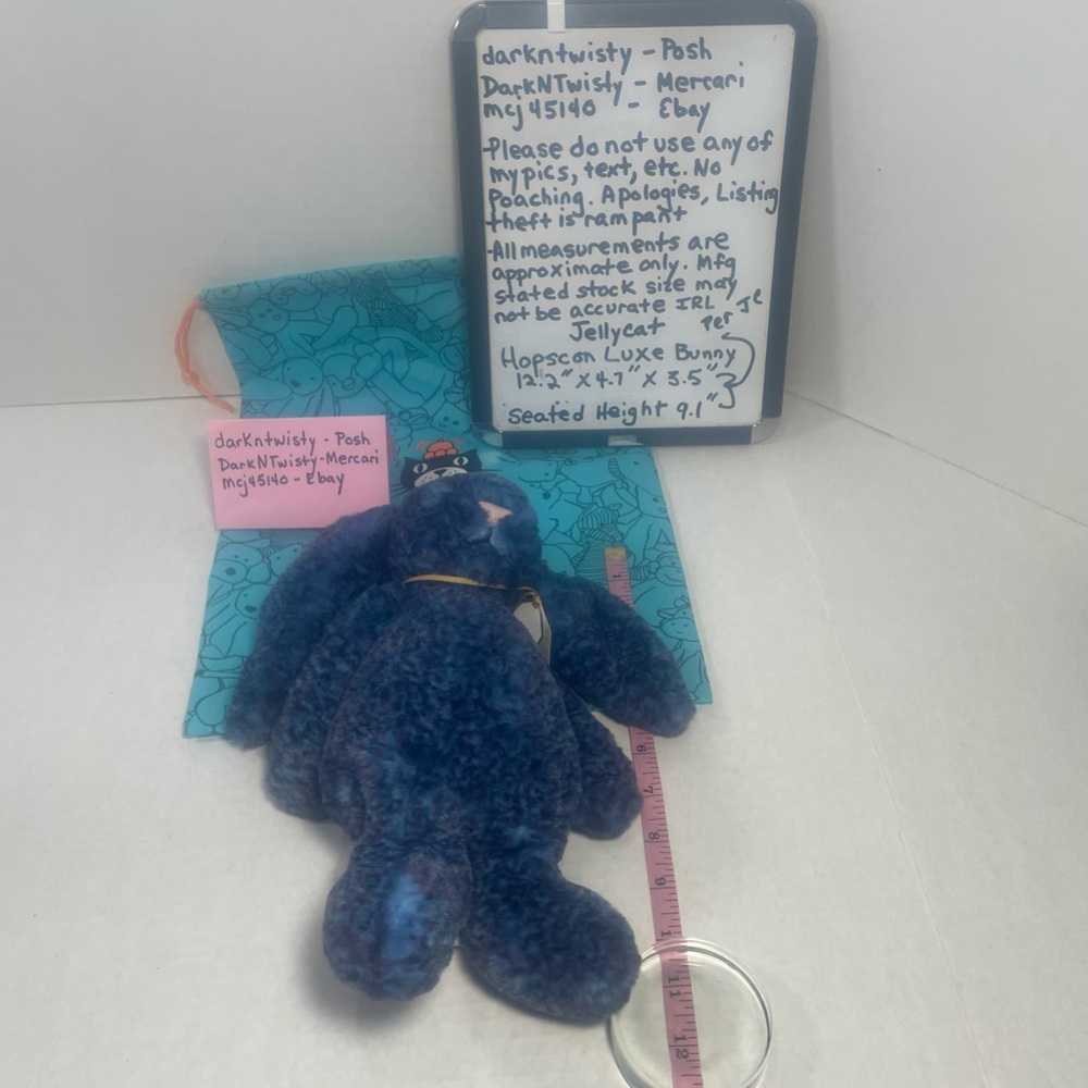 BNWT Jellycat Hopscone Luxe Bunny…soooo beautiful IRL Pics don’t do justice! - Picture 8 of 10